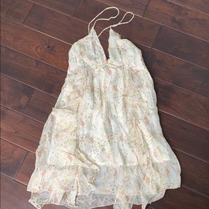 Gypsy printed peasant dress